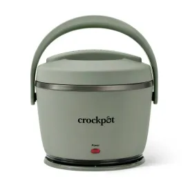 20-Oz Lunch Crock Food Warmer, Heated Lunch Box, Moonshine Green