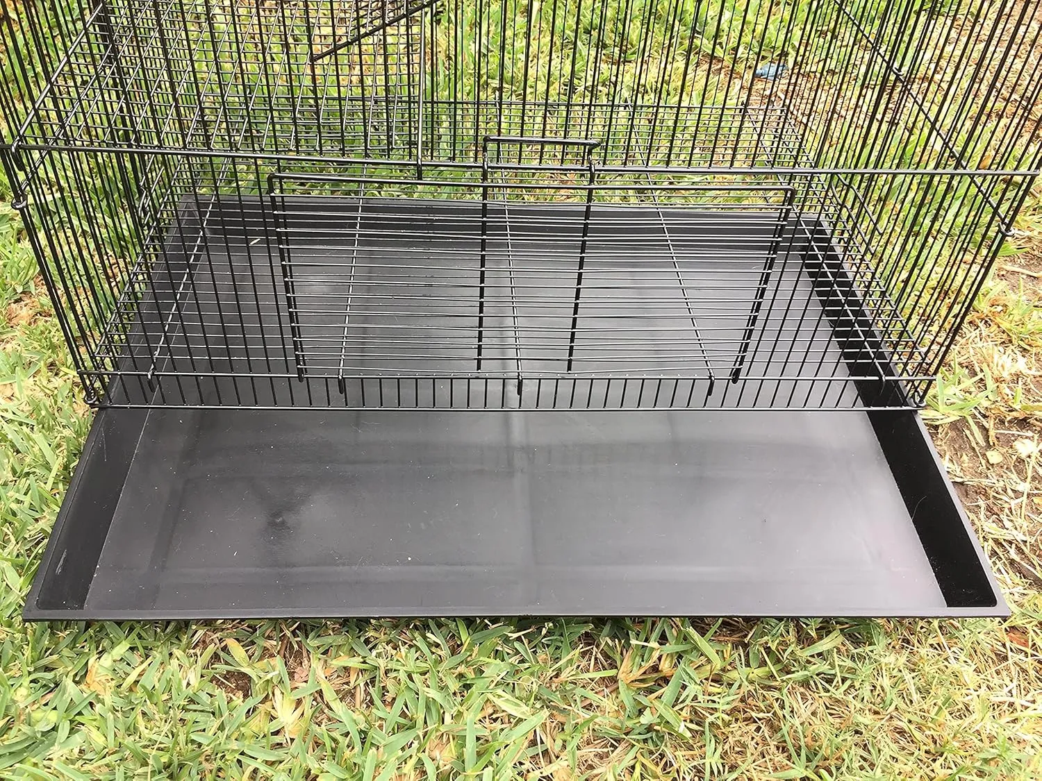 30" Large 3-Levels Easy Foldable Chew-Proof Tight Bar Spacing Ferret Chinchilla Sugar Glider Rats Mice Mouse Rodent Hamster Gerbil Hedgehog Small Animal Critter Metal Travel Carrier Cage