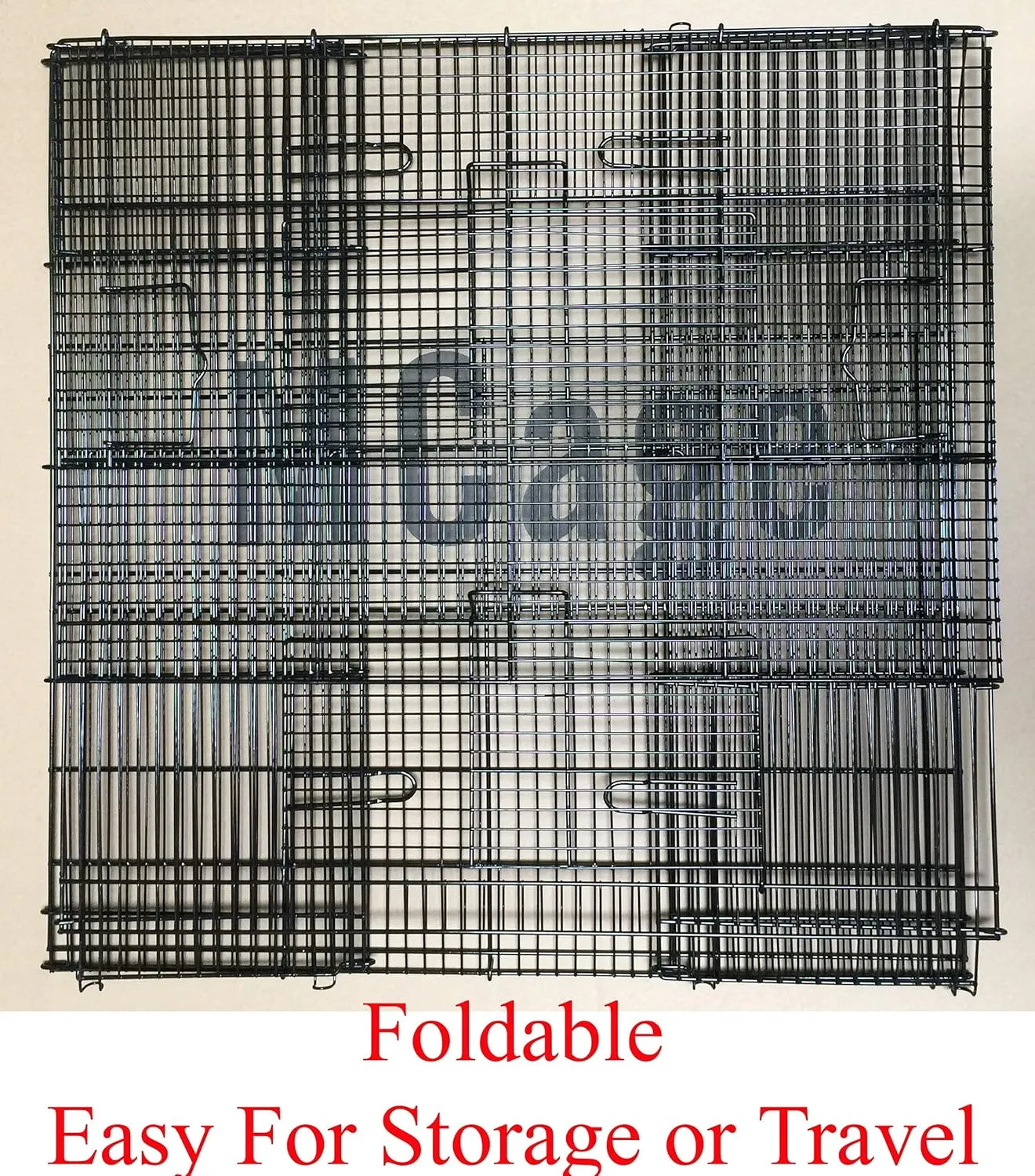 30" Large 3-Levels Easy Foldable Chew-Proof Tight Bar Spacing Ferret Chinchilla Sugar Glider Rats Mice Mouse Rodent Hamster Gerbil Hedgehog Small Animal Critter Metal Travel Carrier Cage