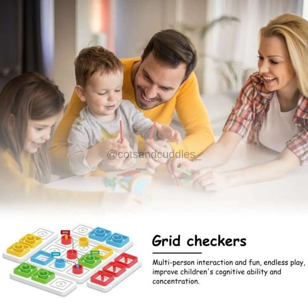 36PCS Shape Game Parent-child Interaction Puzzle Game Board Toy