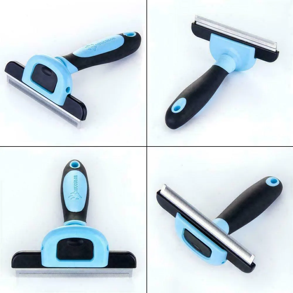 5 Pack Pet Shedder THE NEW EASY TO USE DE SHEDDING AND LIGHT GROOMING TOOLS