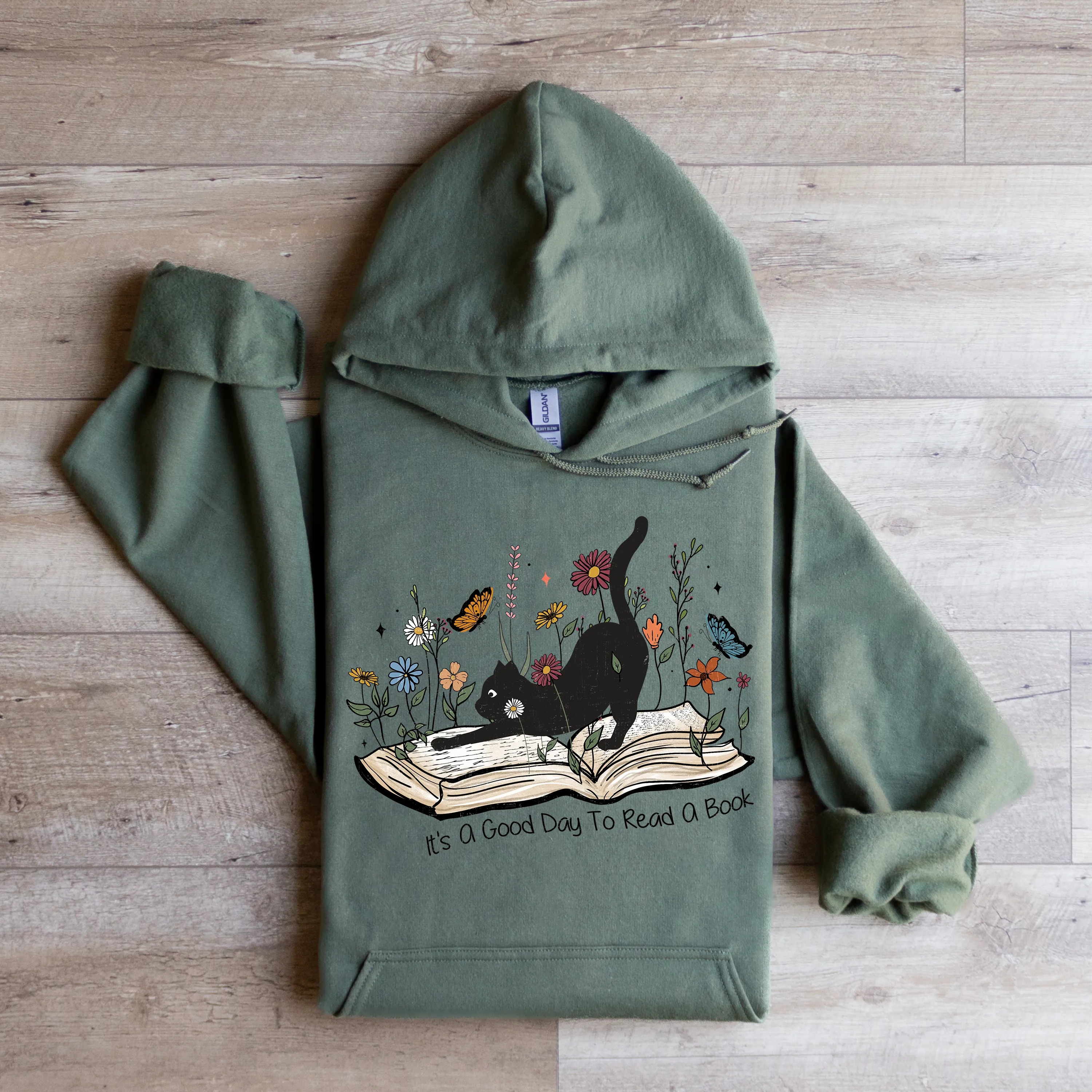 A Good Day To Read Graphic Hoodie