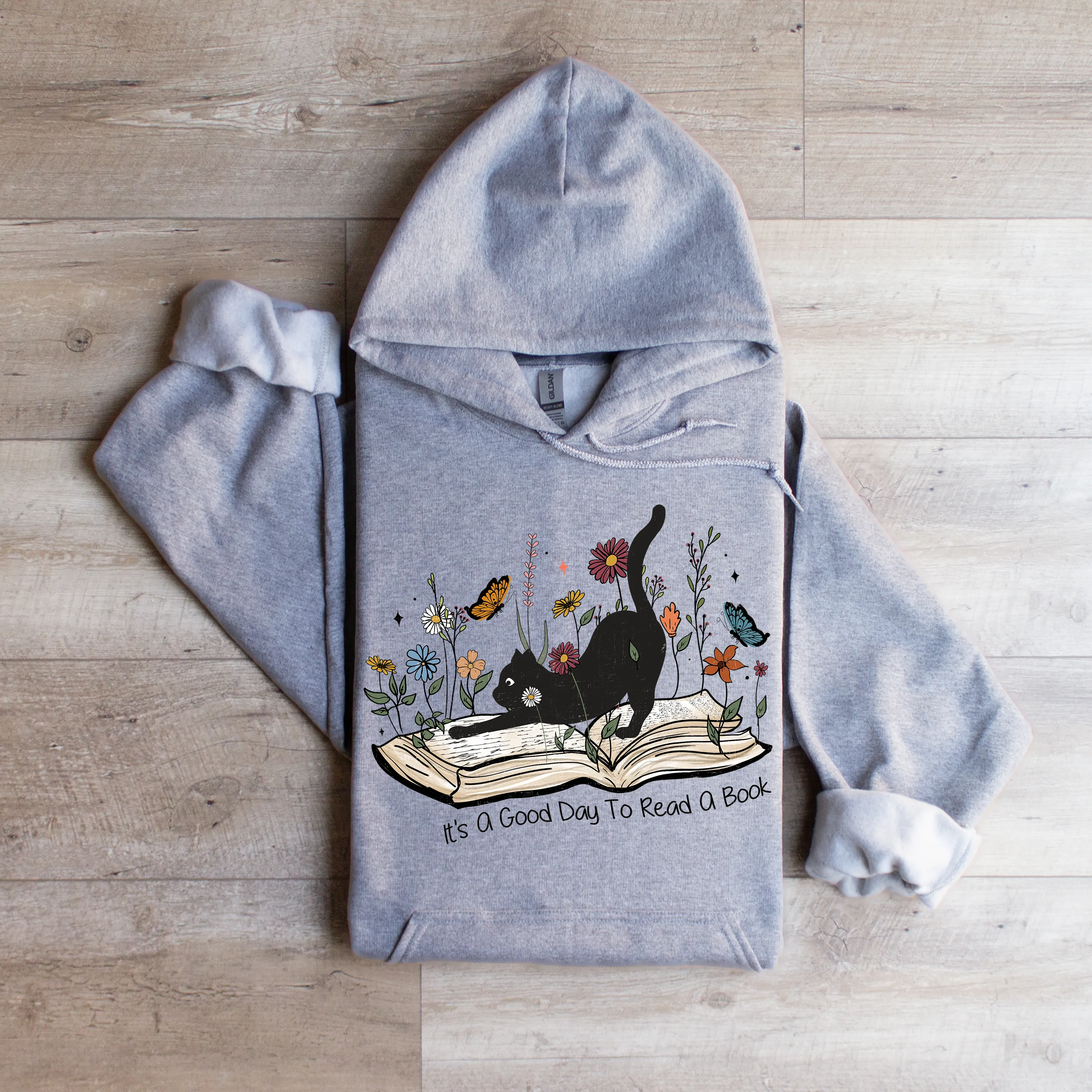 A Good Day To Read Graphic Hoodie