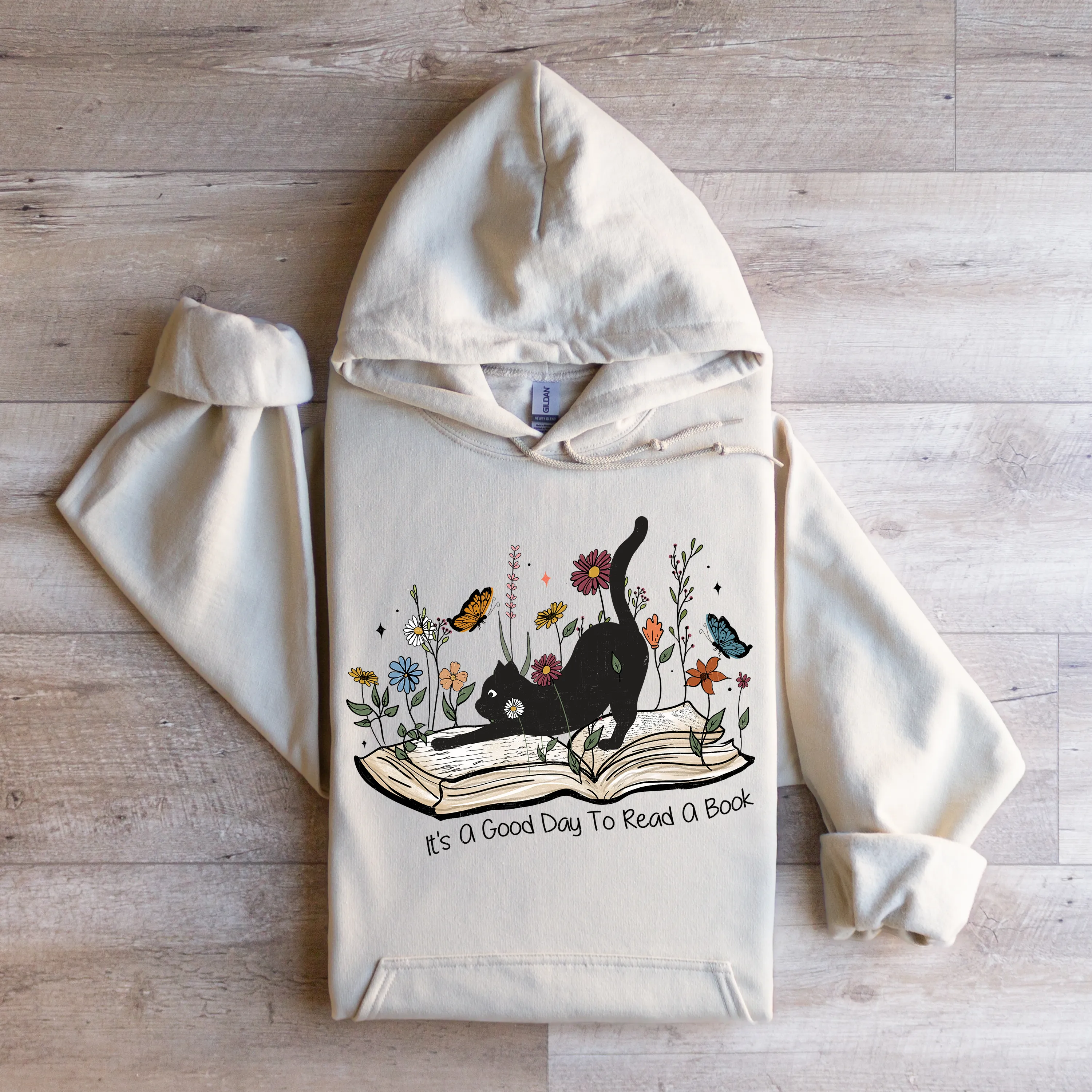 A Good Day To Read Graphic Hoodie