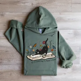 A Good Day To Read Graphic Hoodie