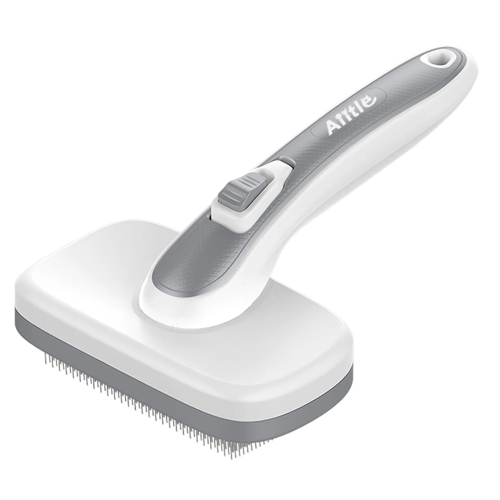 Aiitle Pet Easy Self-Cleaning Brush for Shedding and Grooming Yellow