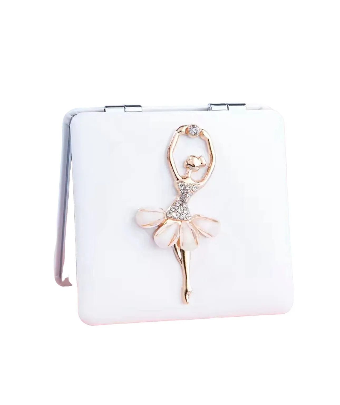 Andrea’s Deals Ballerina Makeup Magnifying Mirror 2 Sides Foldable