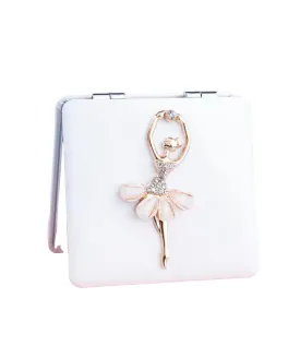 Andrea’s Deals Ballerina Makeup Magnifying Mirror 2 Sides Foldable