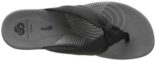 Arla Glison Flip Flop Black Heather Fabric 7 M Us