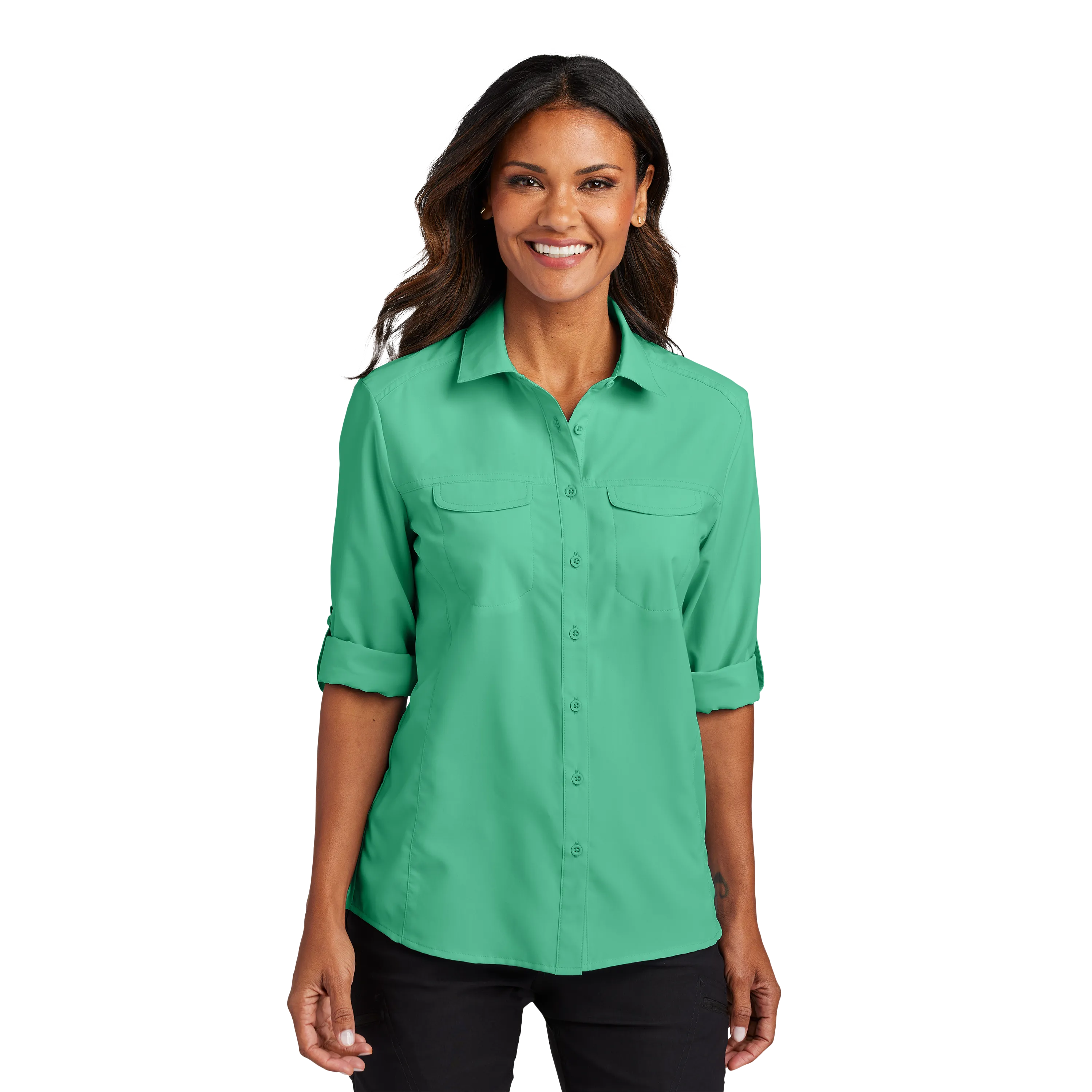 B2434W Ladies Long Sleeve UV Daybreak Shirt