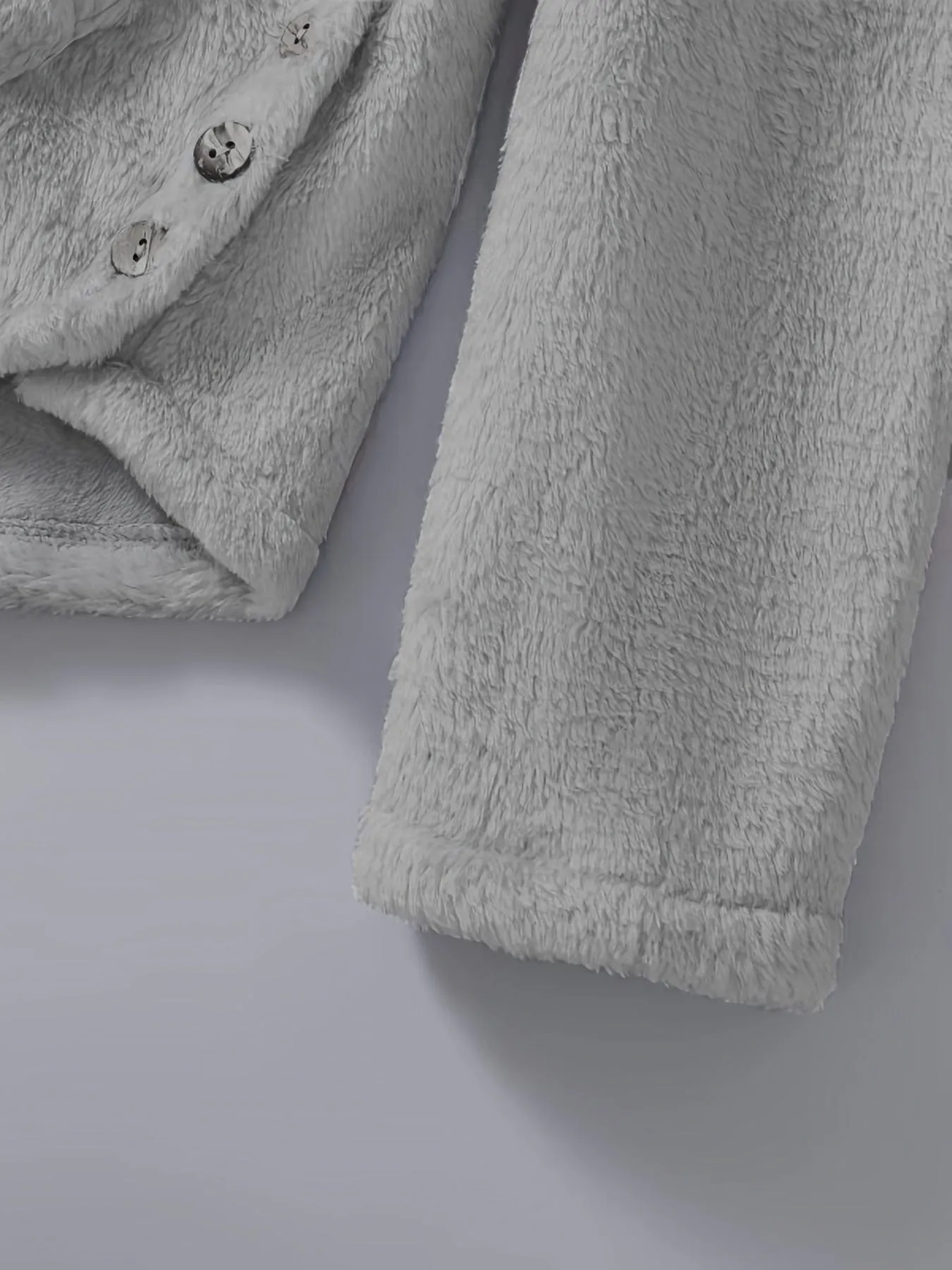 Beige Corduroy and Houndstooth Button-Down Shirt