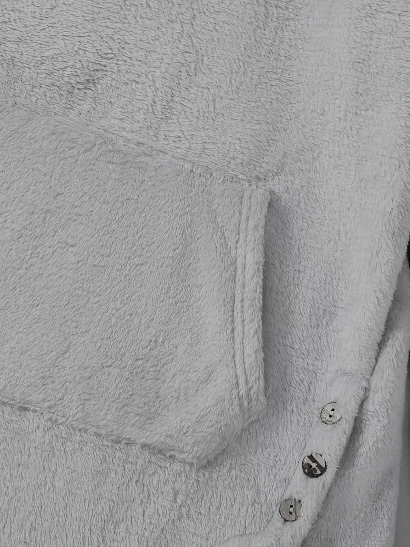 Beige Corduroy and Houndstooth Button-Down Shirt