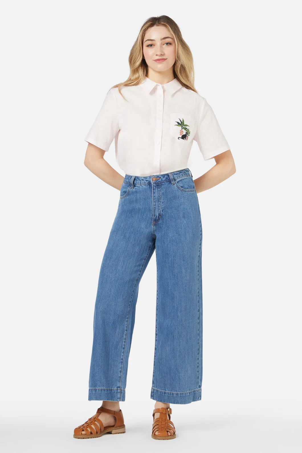 Cat & Plants Shirt