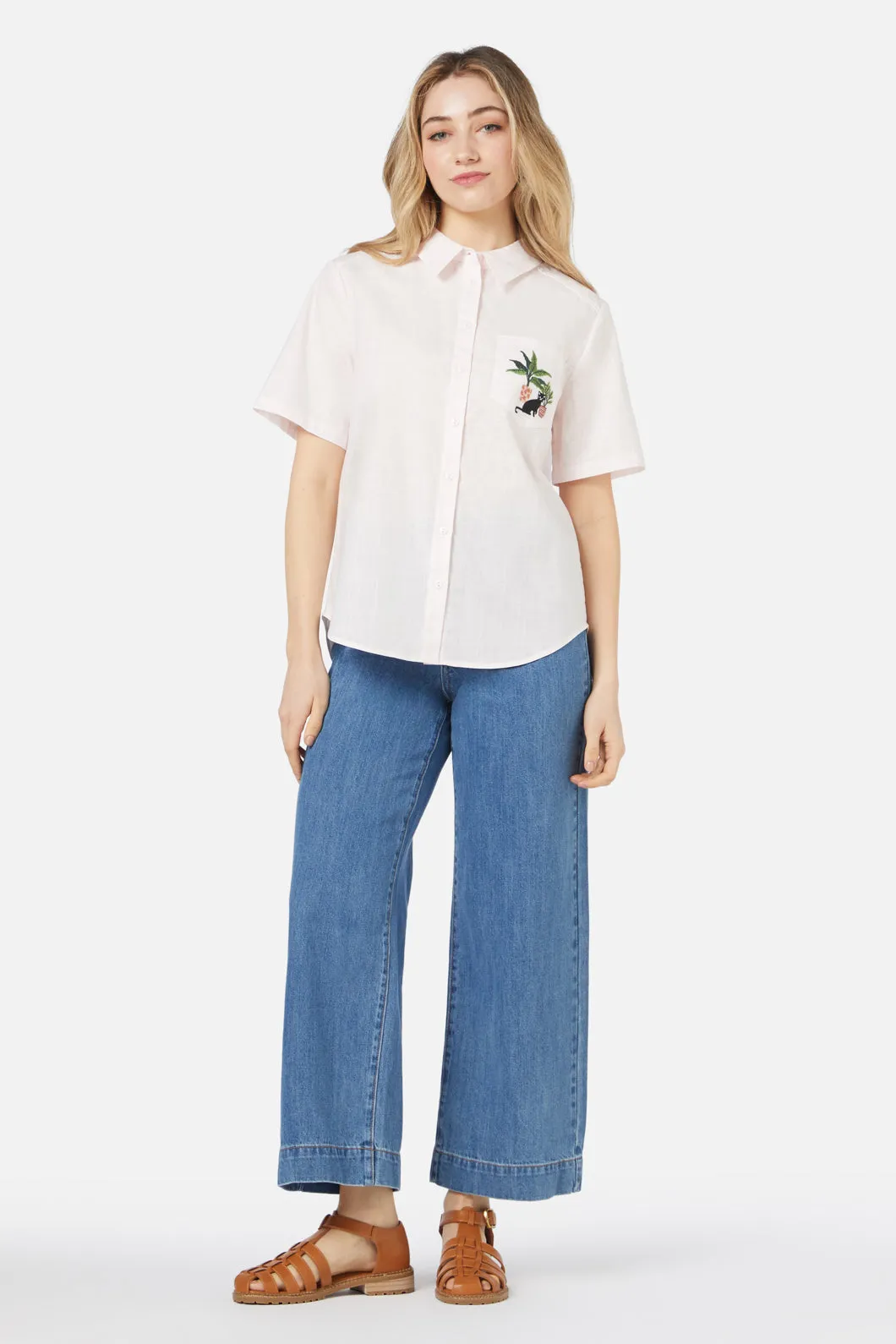 Cat & Plants Shirt