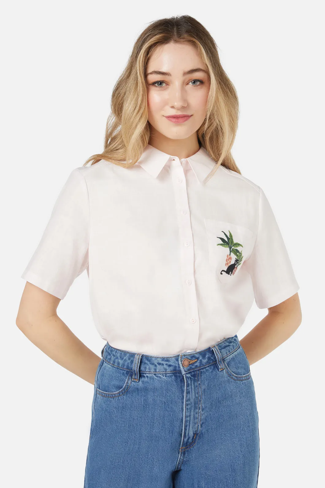 Cat & Plants Shirt