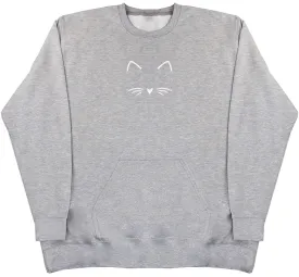 Cat Face - Huge Oversized Hoodless Hoodie