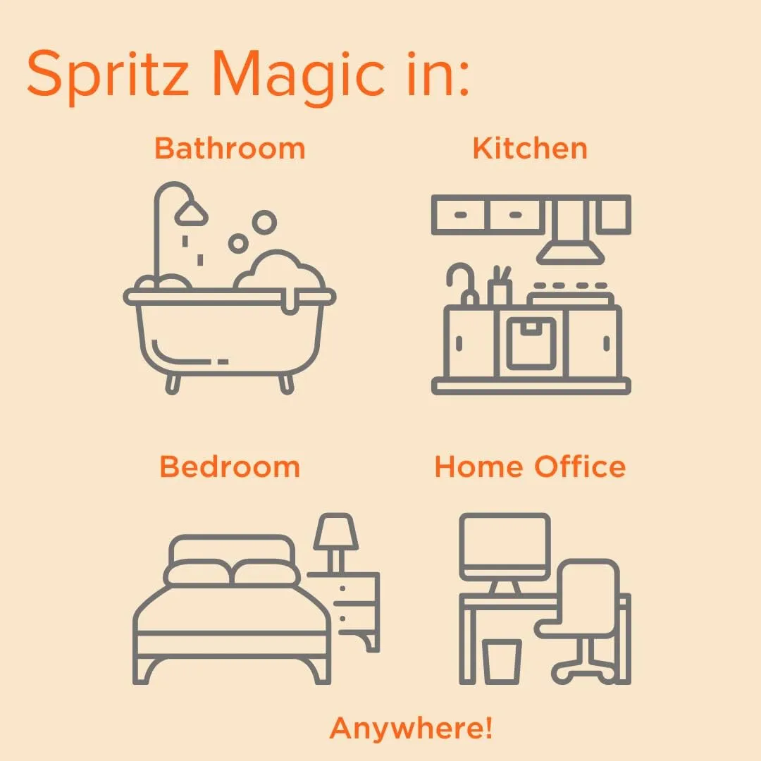 Citrus Magic Odor Eliminator Air Freshener Spray for Home, Orange Blast, 3-Ounce, Pack of 3