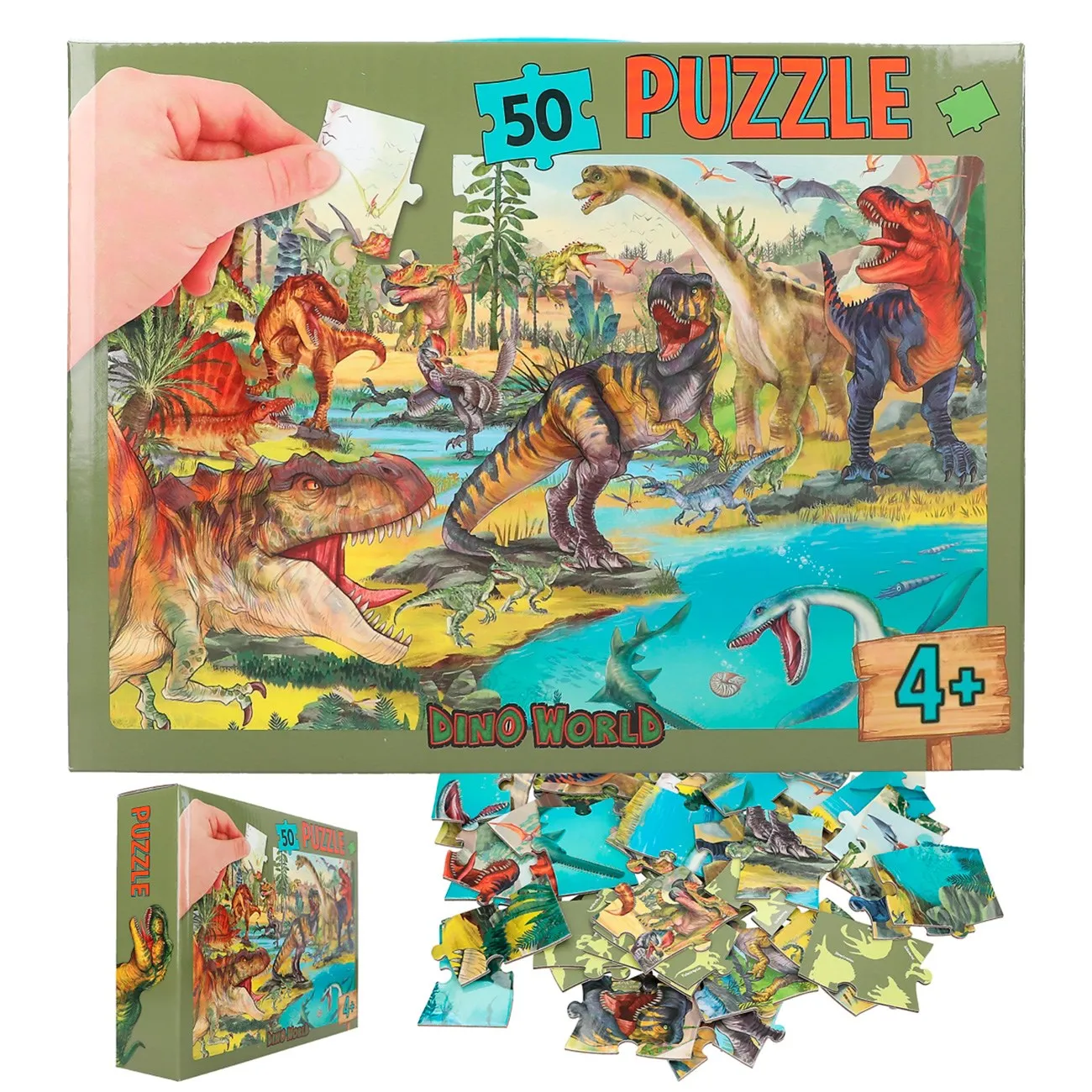 Dino World Jigsaw Puzzle 50 Pieces