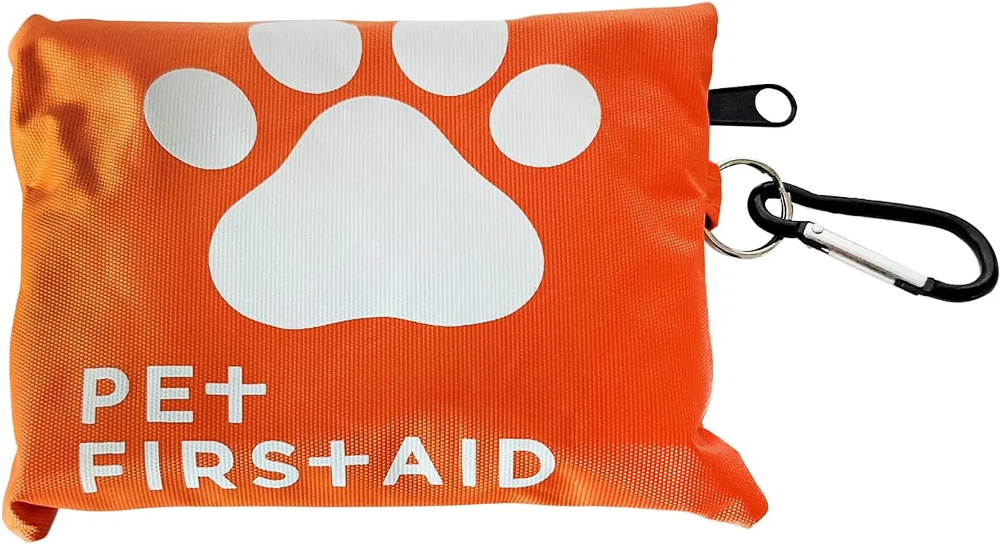 Dog First Aid Kit | 19 Piece Pet Emergency Travel Kit for Cats & Dogs