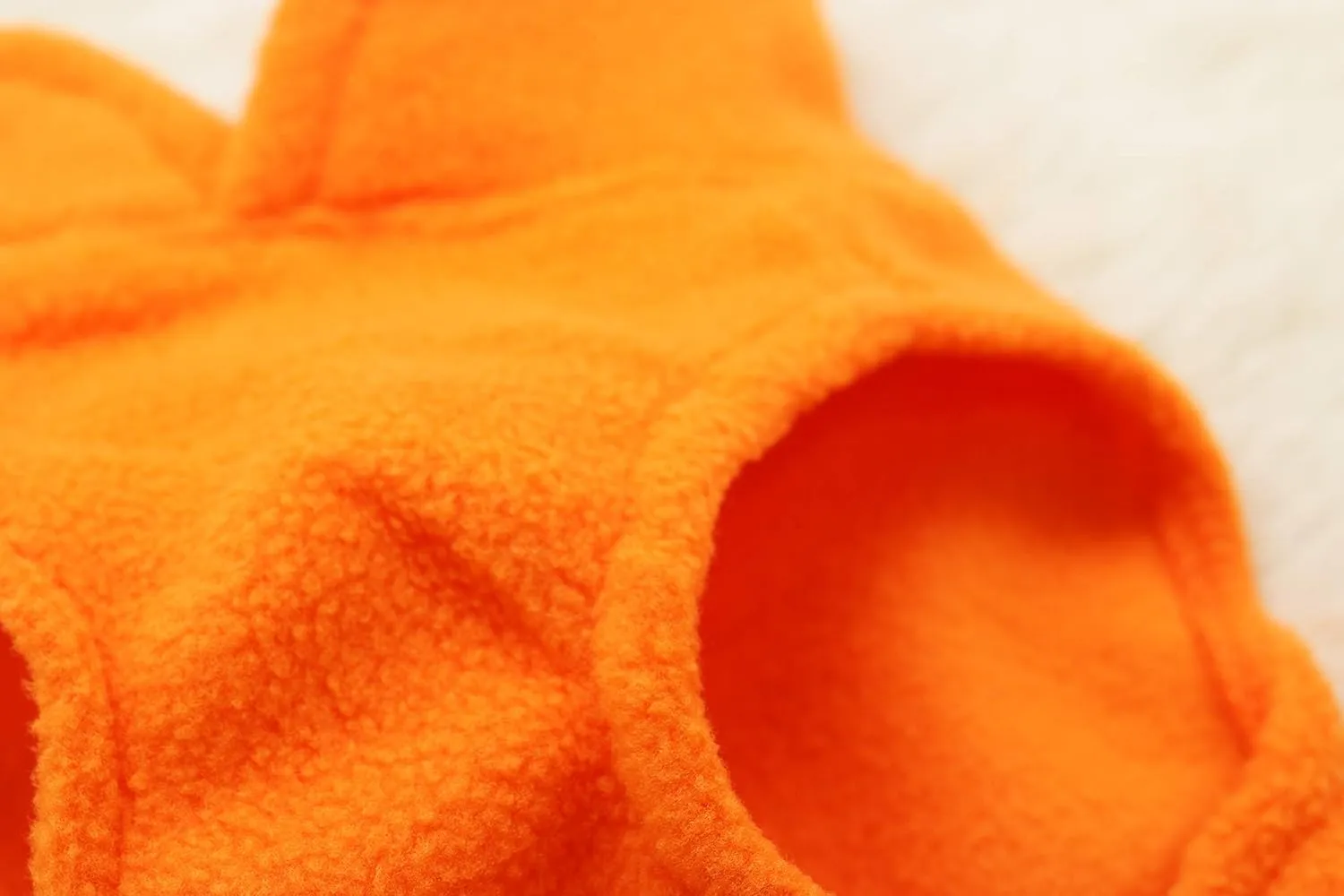 DroolingDog Girl Dog Fleece Vest Cat Shirts Warm Pet Clothes for Small Dogs, Large, Orange