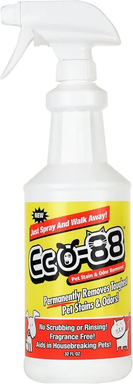 Eco-88 Pet Stain & Odor Remover - 32oz Spray Bottle