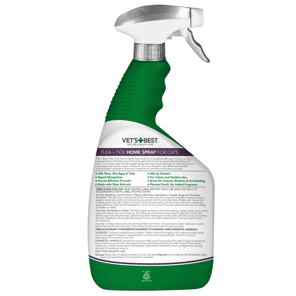 Flea   Tick Home Spray for Cats