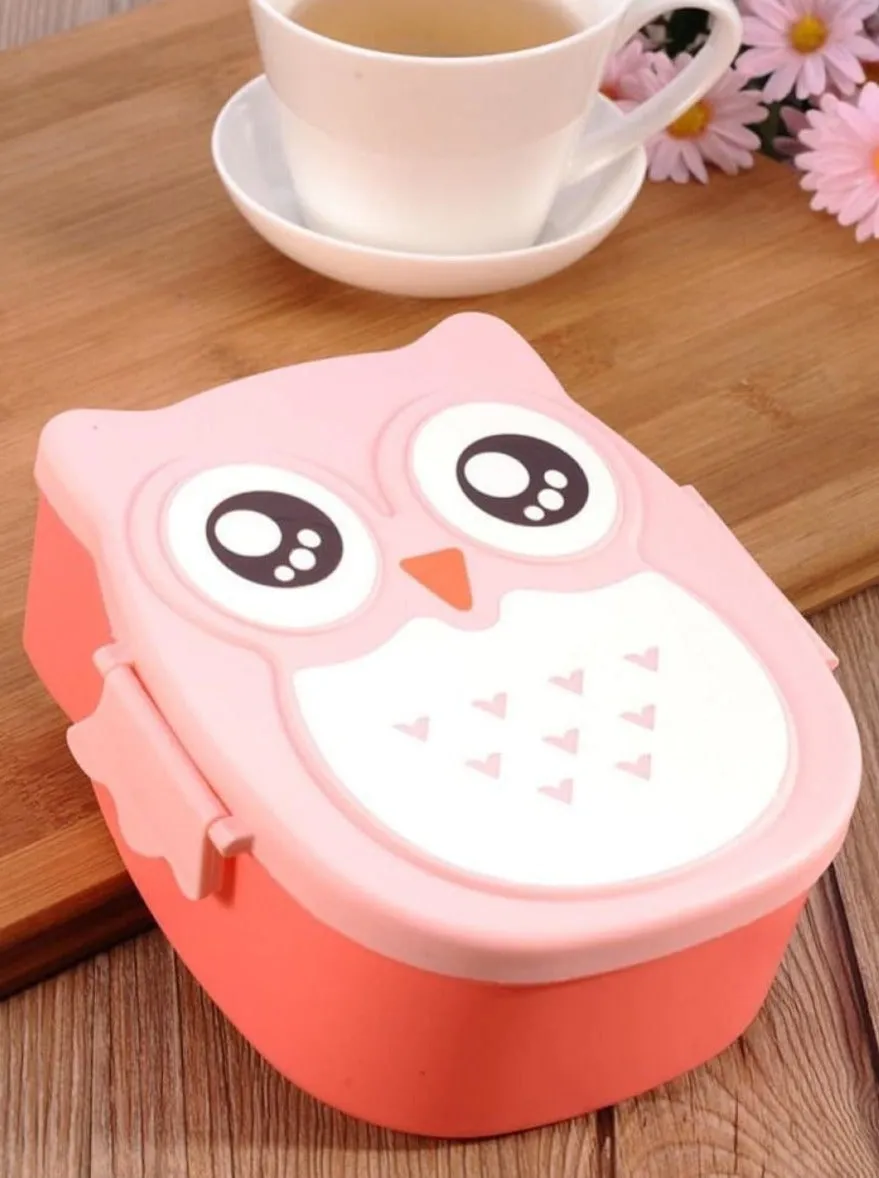 HOOs Cute Owl Bento Lunch Box