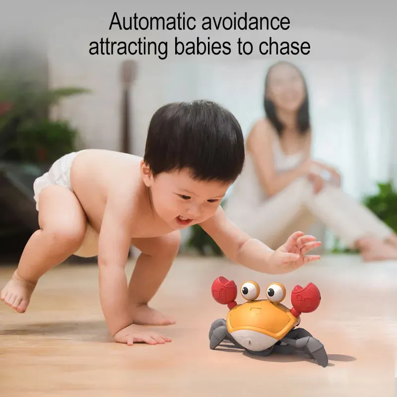 Interactive Dancing Crab Toy for Baby Crawlers - Fun & Engaging Play