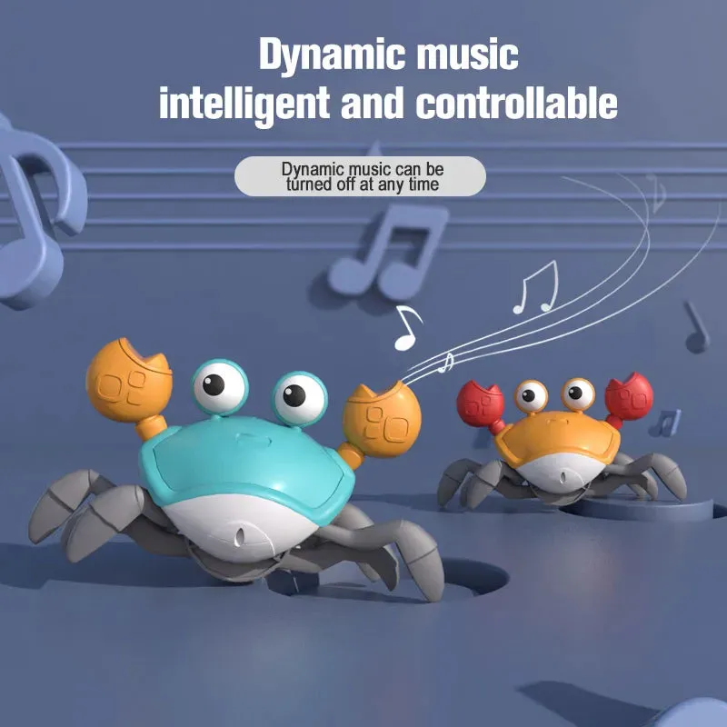 Interactive Dancing Crab Toy for Baby Crawlers - Fun & Engaging Play