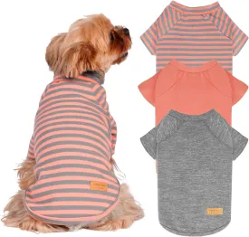 KYEESE 3 Pack Dog Sweaters - Soft Dog Sweatshirts with Stretchy Fleece for Small Dogs (Male, Female), Perfect for Dachshund & Small Breeds