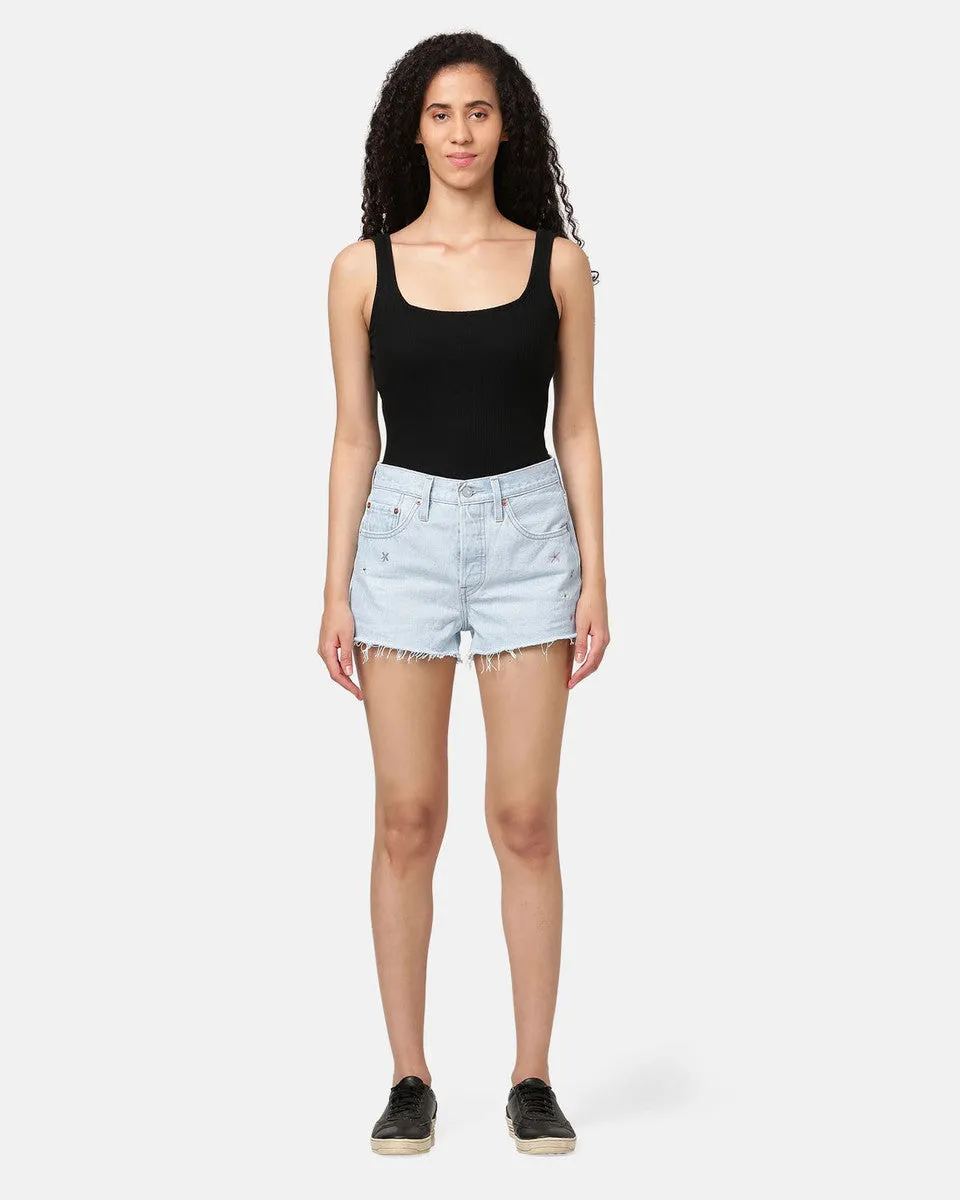 LEVI'S 501 ORIGINAL FIT HIGH RISE SHORTS - BLOSSOM GARDEN