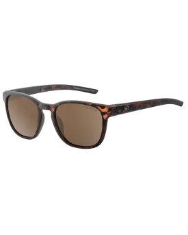 Lit Polarised Sunglasses in Satin Tortoise & Brown