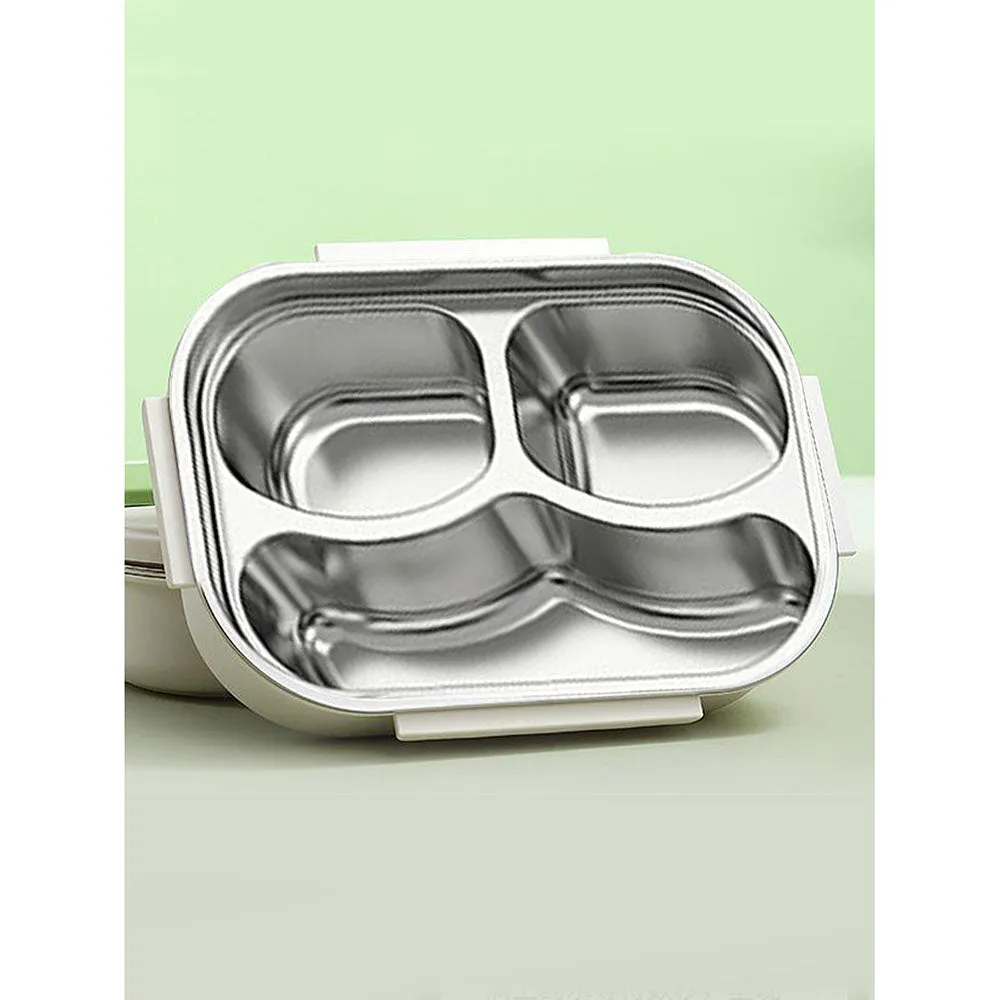 Little Surprise Box 2D Panda Medium Size Size Stainless Steel Lunch Box /Tiffin with Insulated Matching Lunch Bag, stainless steel spoon and chopsticks for Kids & Adults, 1000 ml