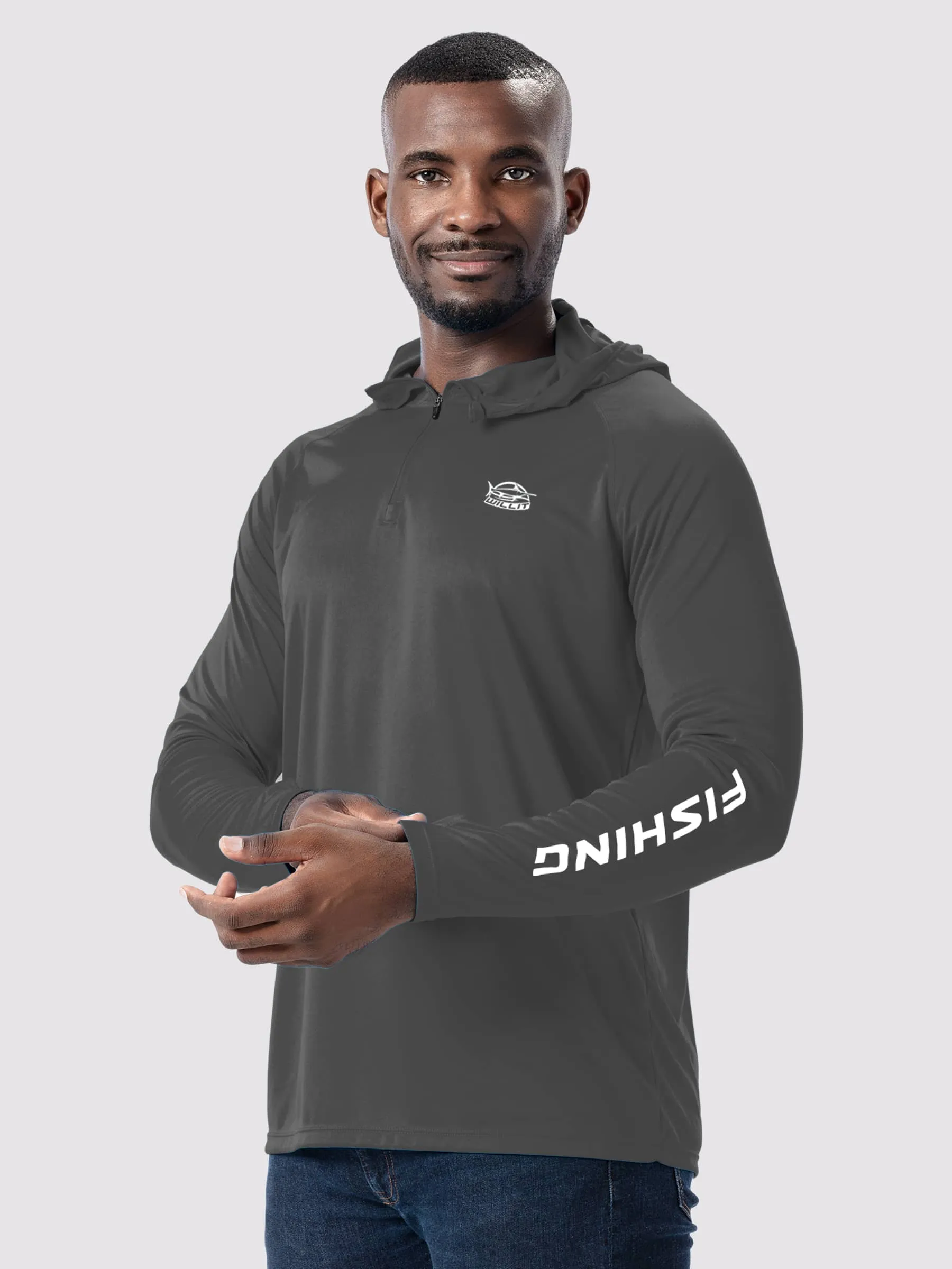 Men's Quarter Zip Sun Shirts UPF 50 