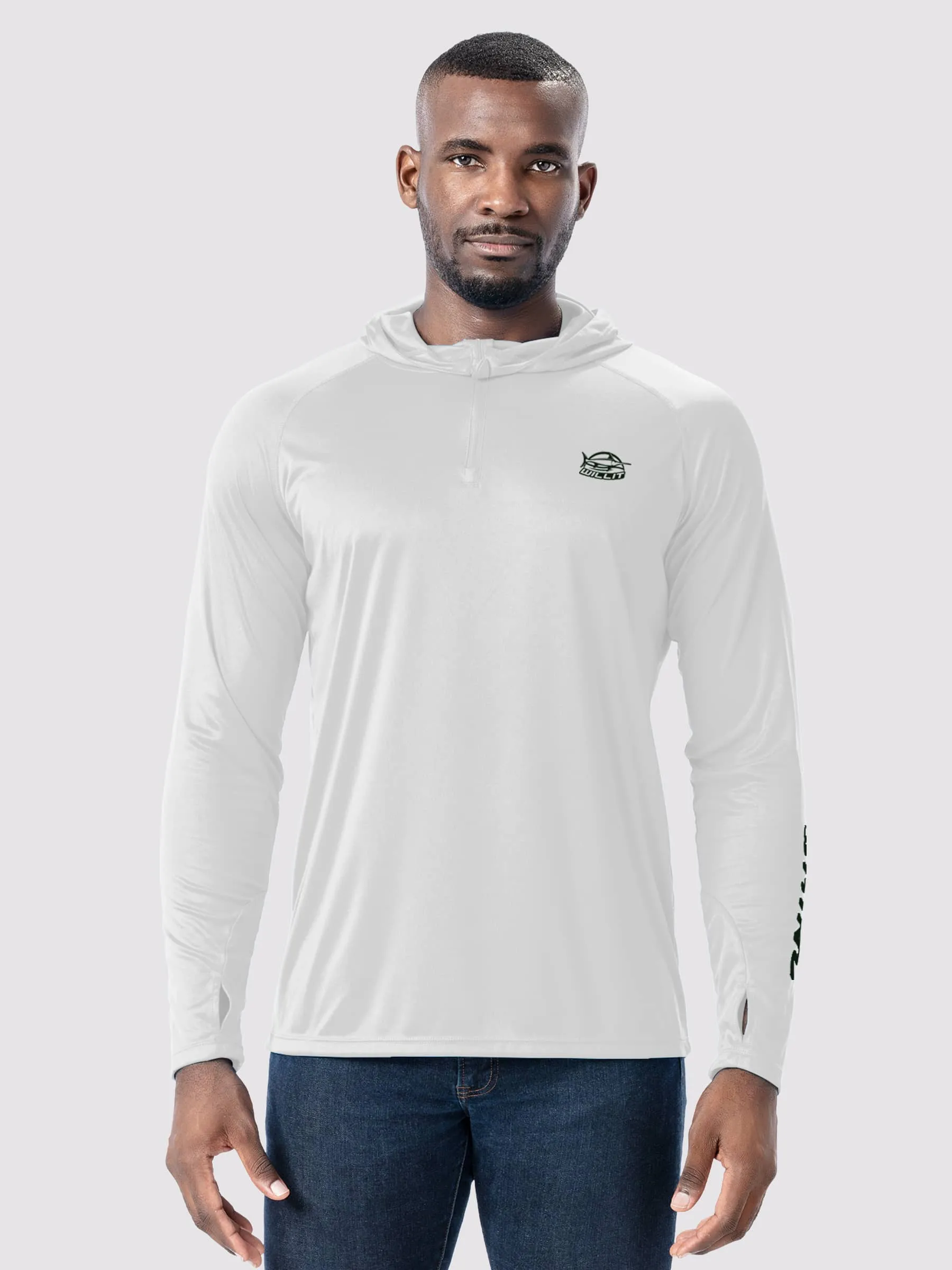 Men's Quarter Zip Sun Shirts UPF 50 