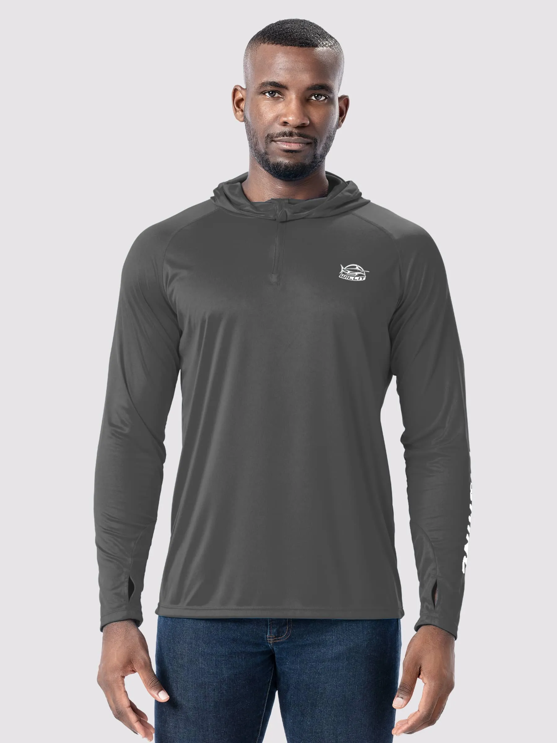 Men's Quarter Zip Sun Shirts UPF 50 