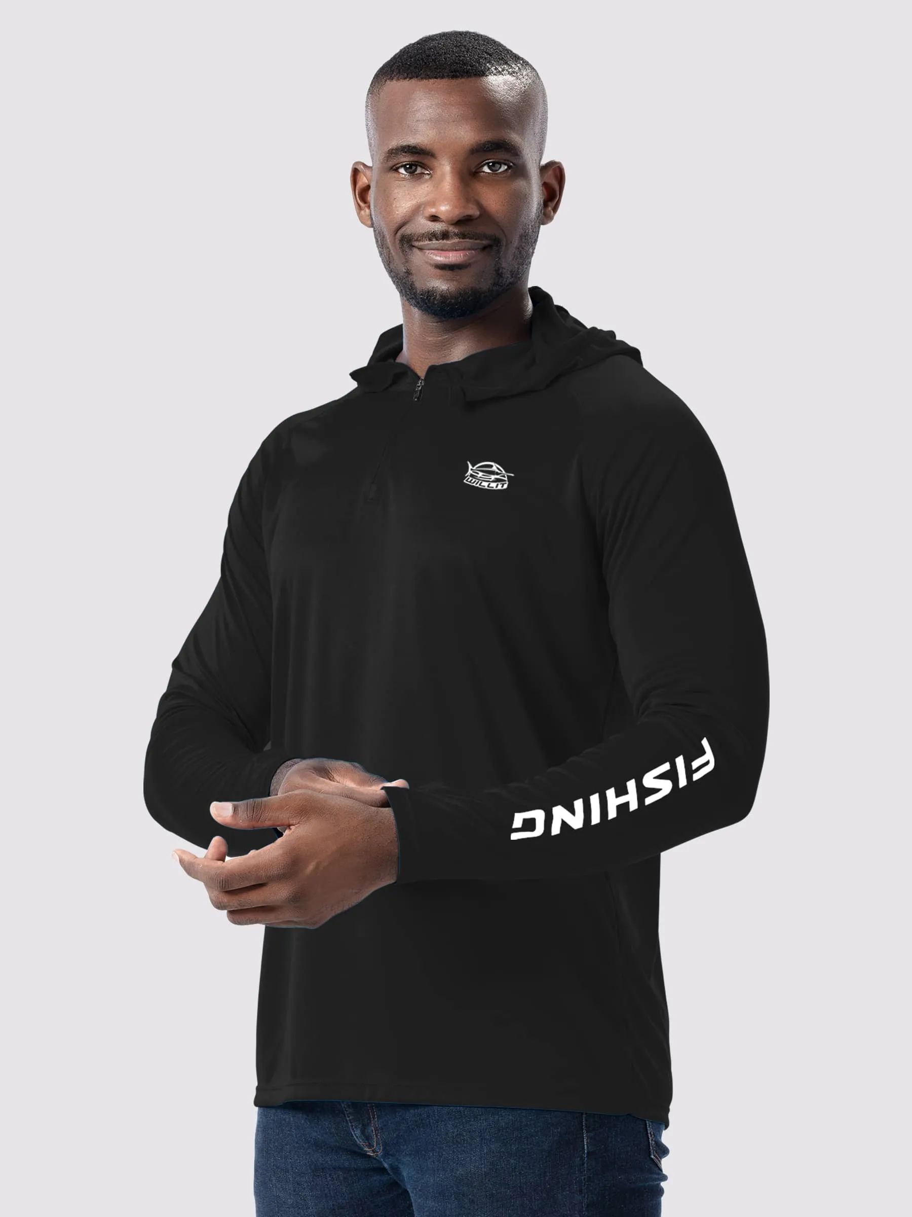Men's Quarter Zip Sun Shirts UPF 50 
