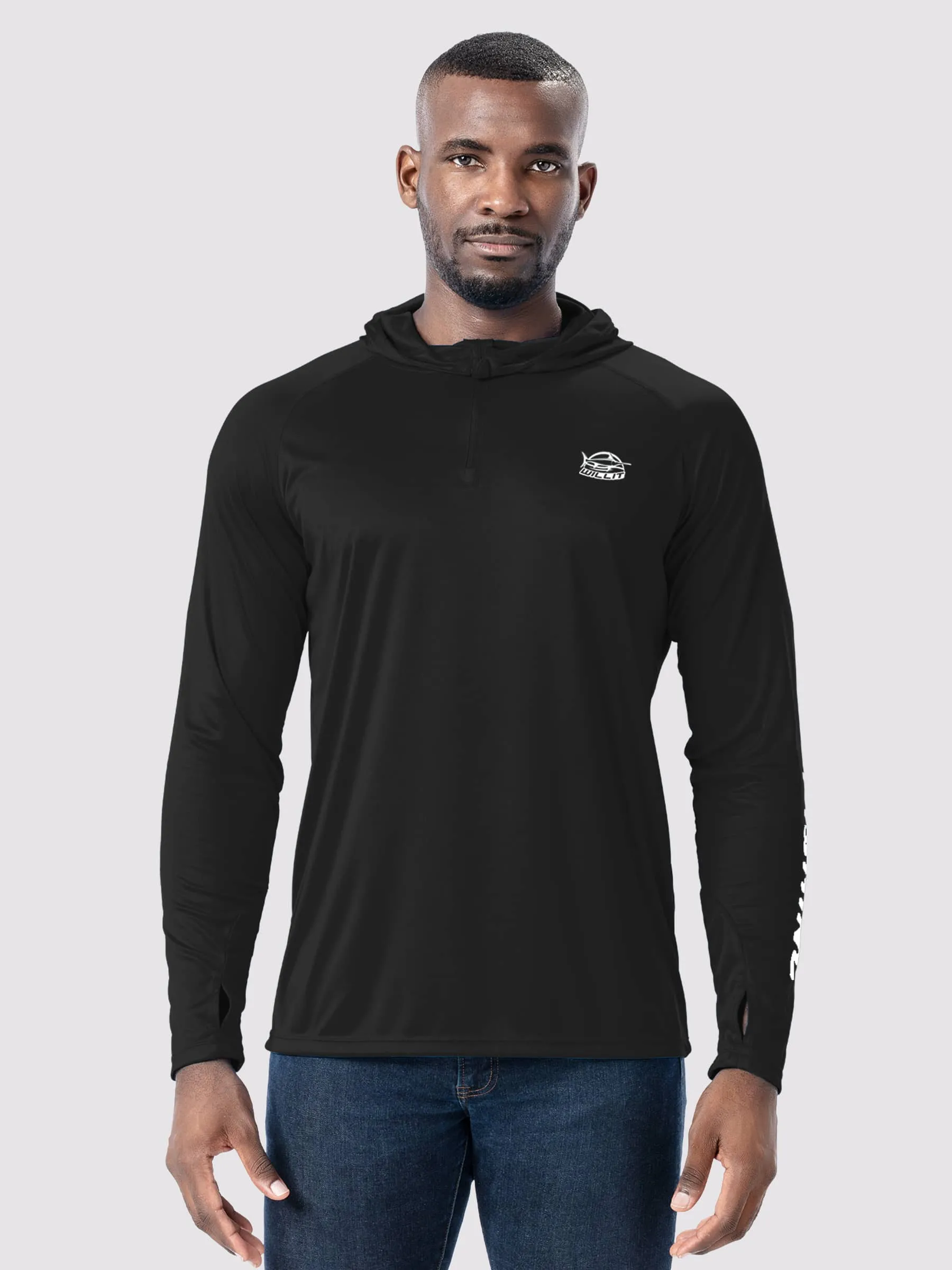 Men's Quarter Zip Sun Shirts UPF 50 