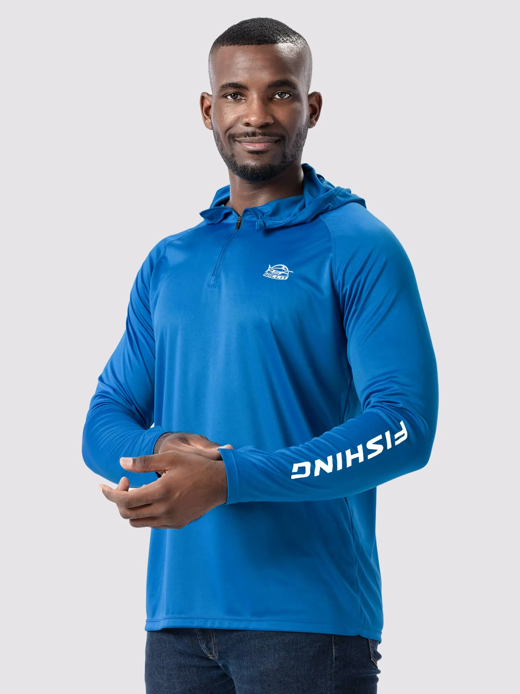 Men's Quarter Zip Sun Shirts UPF 50 