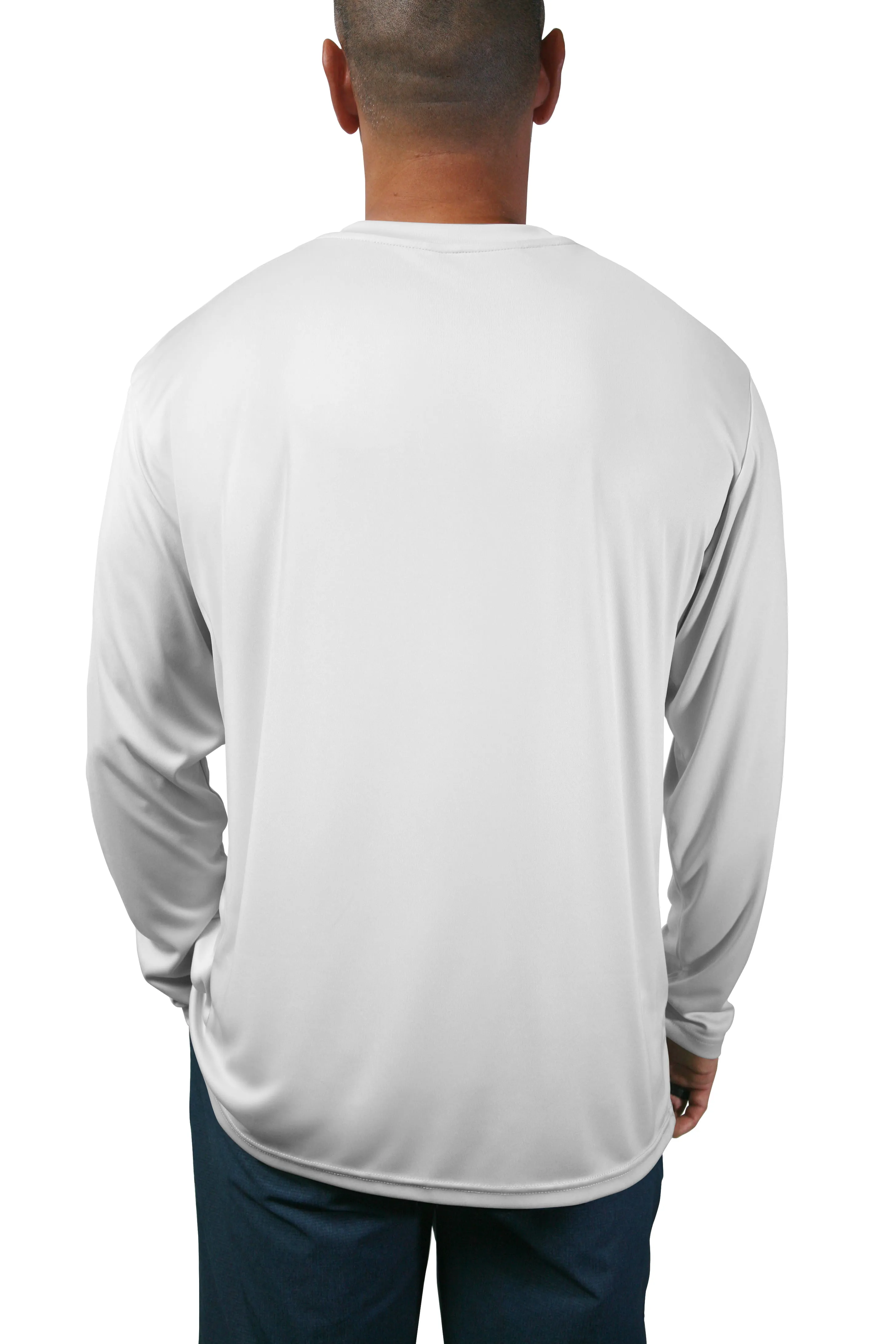 Men's UV Rash Guard with Long Sleeves | Crab Design Left Side | Outdoor Sports