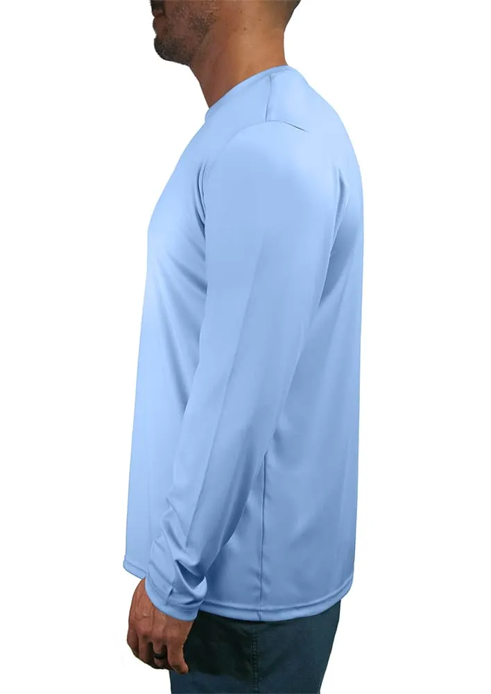 Men's UV Rash Guard with Long Sleeves | Crab Design Left Side | Outdoor Sports