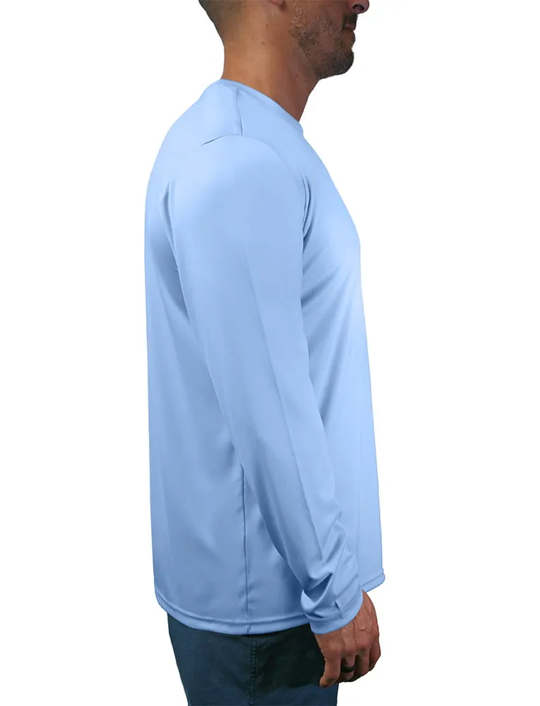 Men's UV Rash Guard with Long Sleeves | Crab Design Left Side | Outdoor Sports