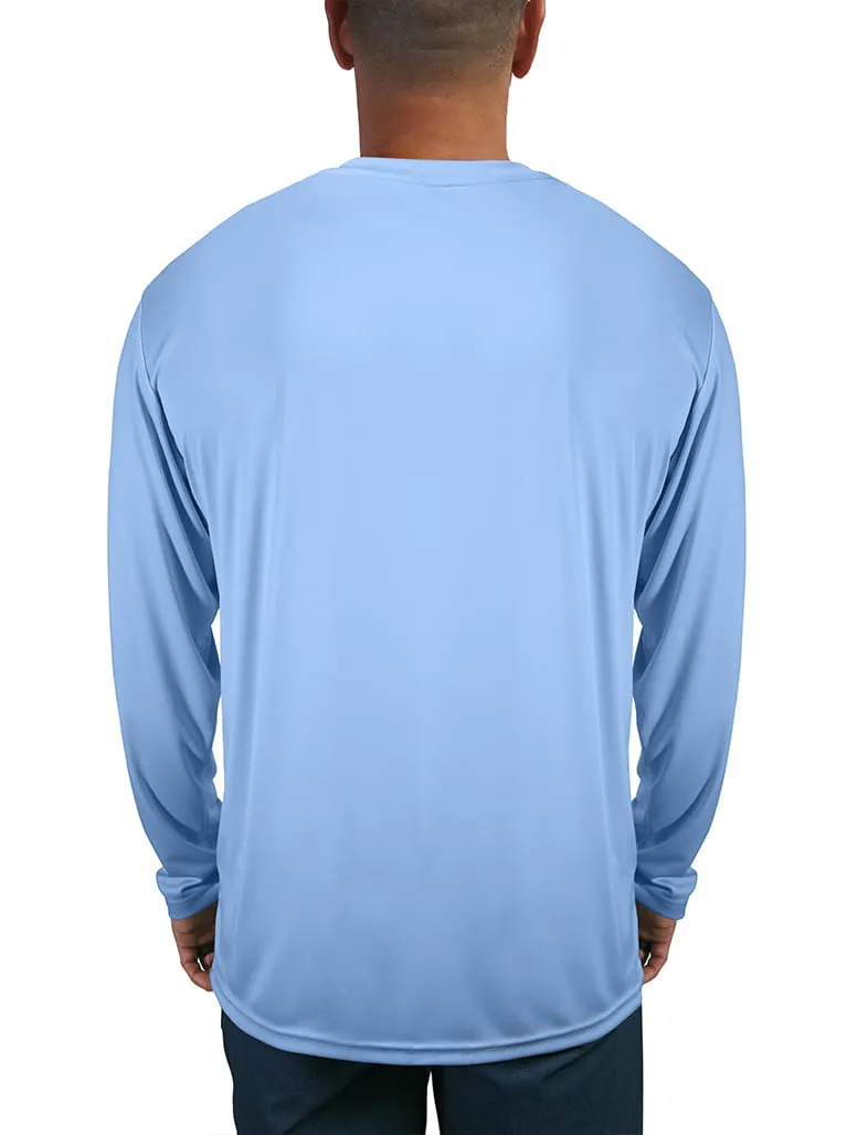 Men's UV Rash Guard with Long Sleeves | Crab Design Left Side | Outdoor Sports