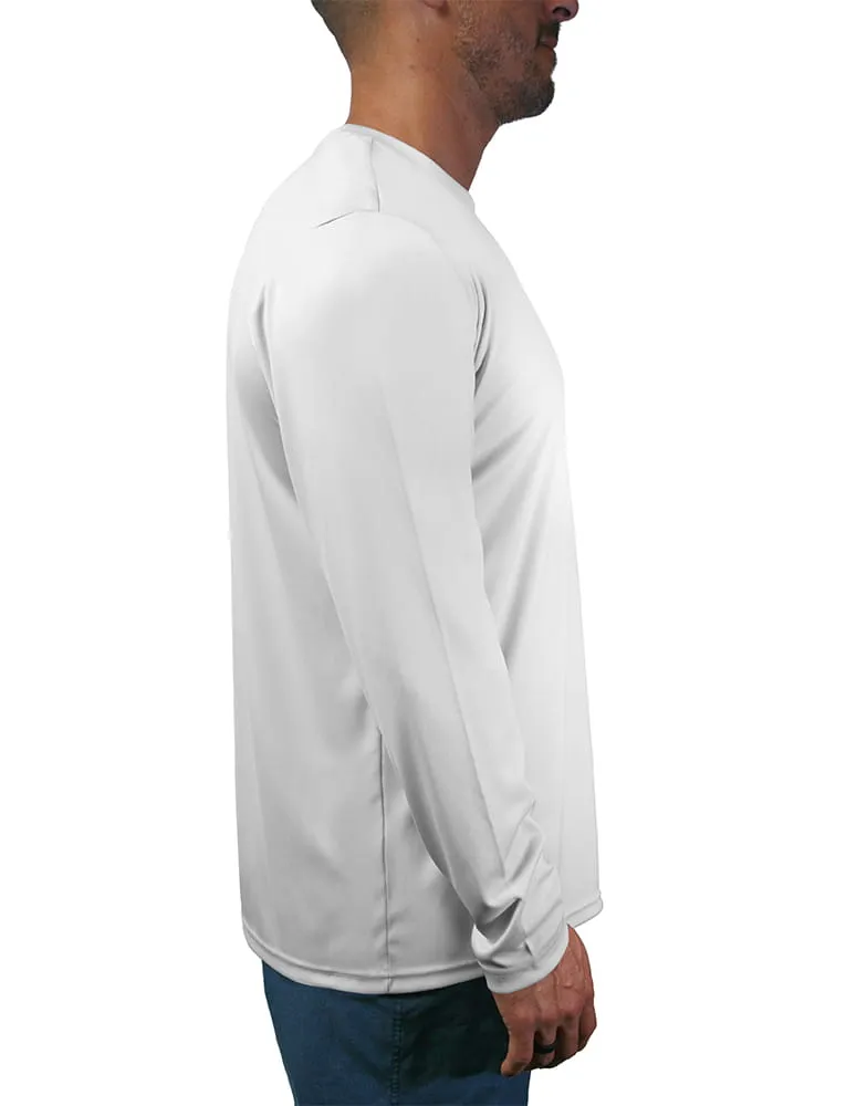 Men's UV Rash Guard with Long Sleeves | Crab Design Left Side | Outdoor Sports