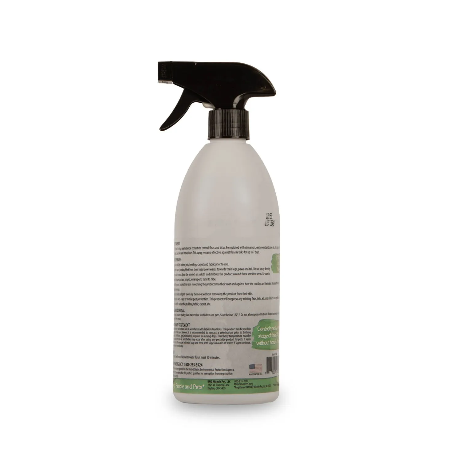 Natural Flea & Tick Spray, 24 oz