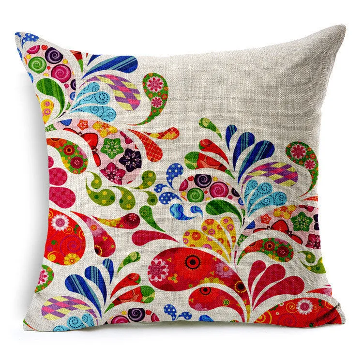 New Rural style Home Decor Cushions Bicycle Girls Style Car Home Decorative Throw Pillows Cushion