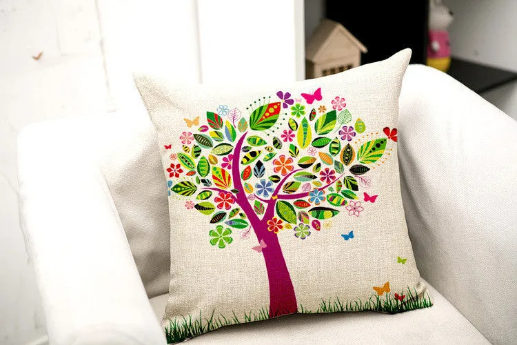 New Rural style Home Decor Cushions Bicycle Girls Style Car Home Decorative Throw Pillows Cushion