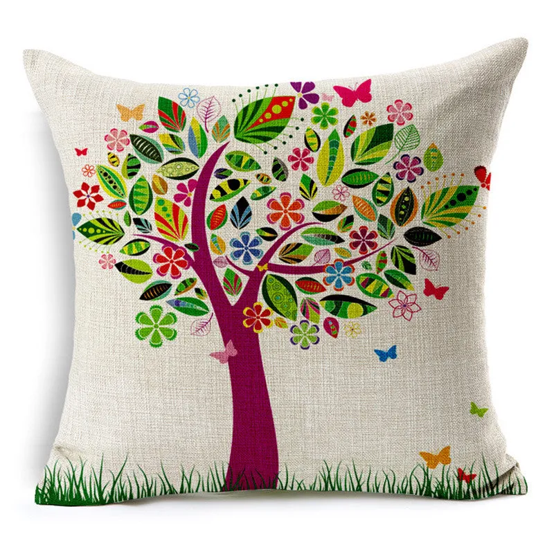 New Rural style Home Decor Cushions Bicycle Girls Style Car Home Decorative Throw Pillows Cushion