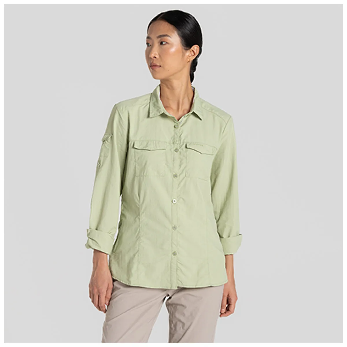 NosiLife Adventure Long Sleeved Shirt III - Bud Green