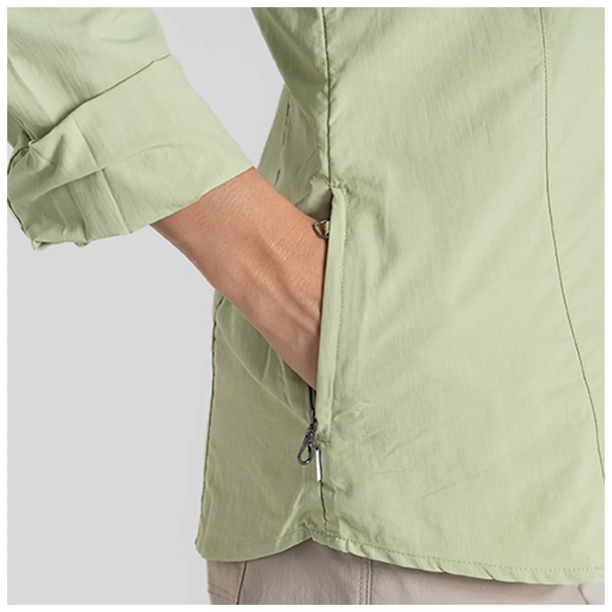 NosiLife Adventure Long Sleeved Shirt III - Bud Green